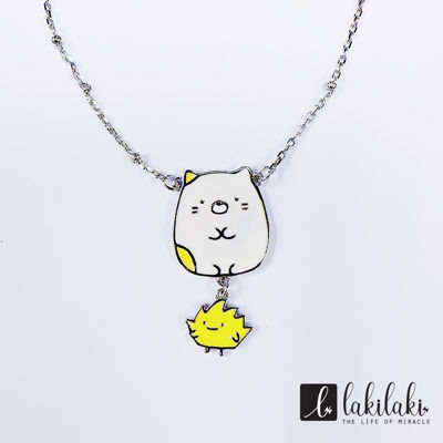 图片 角落生物- 貓咪純銀925項鏈